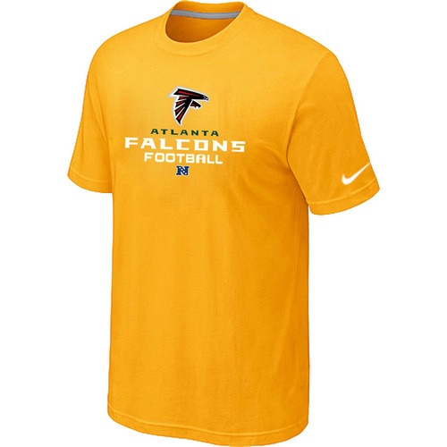 Nike Atlanta Falcons Critical Victory NFL T-Shirt - Yellow